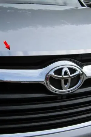 Wholesale TOYOTA HIGHLANDER 4dr QAA Stainless 1pcs Hood Trim HT14110