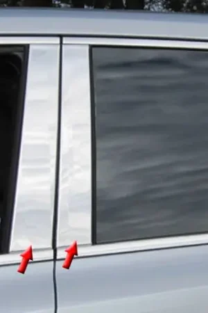 Place Order TOYOTA HIGHLANDER 4dr QAA Stainless 4pcs Pillar Trim PP14110