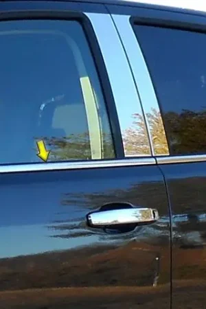 Worldwide Shipping CHEVROLET COLORADO 4dr QAA Stainless 4pcs Window Sill Accent WS55150