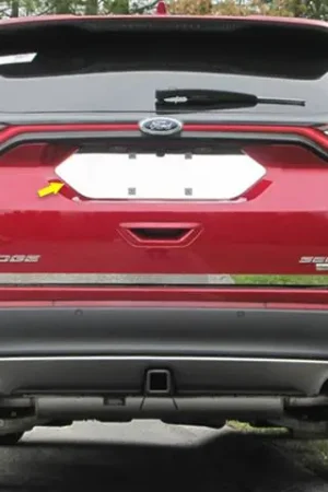 FORD EDGE 4dr QAA Stainless 1pcs License Plate Bezel LP55610 Best Seller