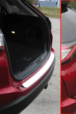 FORD EDGE 4dr QAA Stainless 1pcs Rear Bumper Accent RB55610 Secure Checkout