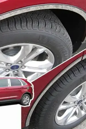 Hassle-Free Returns FORD EDGE 4dr QAA Stainless 6pcs Wheel Well Accent WQ55610