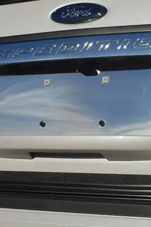 Top Pick FORD EXPEDITION 4dr QAA Stainless 1pcs License Plate Bezel LP55383