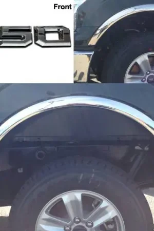 FORD F-150 2/4dr QAA Molded Stainless 4pcs Wheel Well Fender Trim WZ55308 Deal