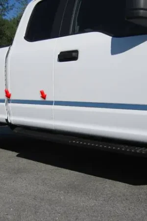 Money Back Guarantee FORD F-150 Super Cab, 6.5' bed QAA Stainless 12pcs Molding Insert MI55302