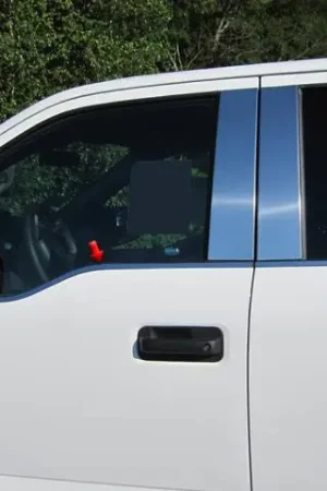 FORD F-150 4dr QAA Stainless 4pcs Window Sill Accent WS55302 Bulk Order