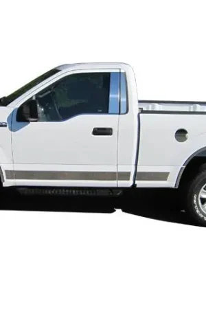 FORD F-150 2dr QAA Stainless 10pcs Rocker Panel Trim TH55308 Hot Picks