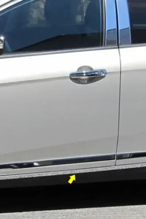 FORD FOCUS 4dr QAA Stainless 2pcs Rocker Panel Trim TH55346 No Minimum Order