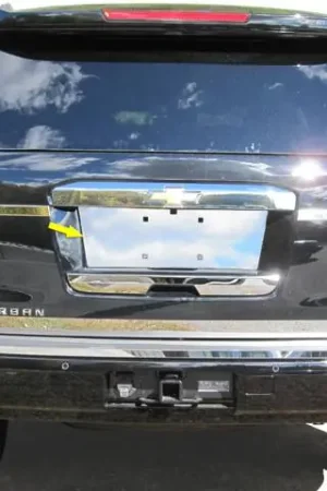 Buy Online GMC YUKON 4dr QAA Stainless 1pcs License Plate Bezel LP55195