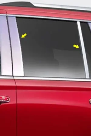 Modern GMC YUKON 4dr QAA Stainless 8pcs Pillar Trim PP55197