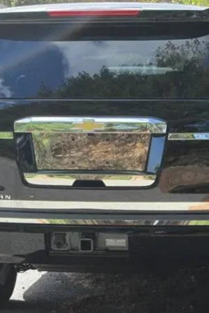 Wholesale GMC YUKON 4dr QAA Stainless 1pcs Rear Bumper Trim BI55195