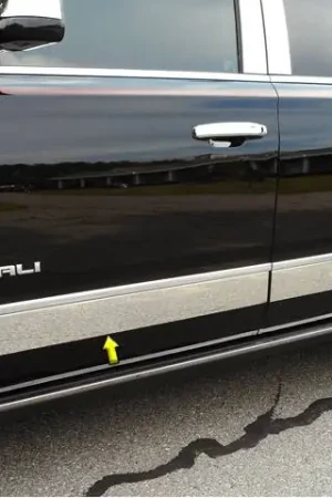 High Quality GMC YUKON 4dr QAA Stainless 4pcs Rocker Panel Trim TH55297