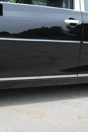 TOYOTA CAMRY 4dr QAA Stainless 4pcs Rocker Panel Trim TH15130 Luxury