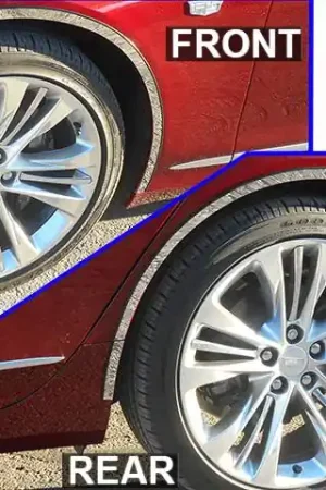 CADILLAC CT6 4dr QAA Stainless 6pcs Wheel Well Accent WQ56231 Hot Picks