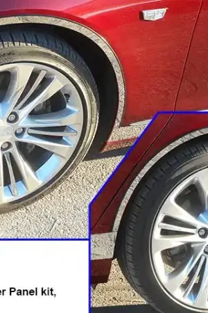 Original CADILLAC CT6 4dr QAA Stainless 4pcs Wheel Well Accent WQ56230