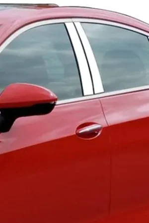 Top Pick CHEVROLET CRUZE 4dr QAA Stainless 8pcs Pillar Trim PP56146