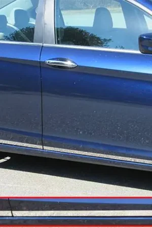 HONDA ACCORD 4dr QAA Stainless 4pcs Rocker Panel Trim TH16281 Secure Checkout