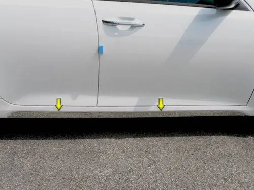 KIA OPTIMA 4dr QAA Stainless 4pcs Rocker Panel Trim TH16805 Hot Picks