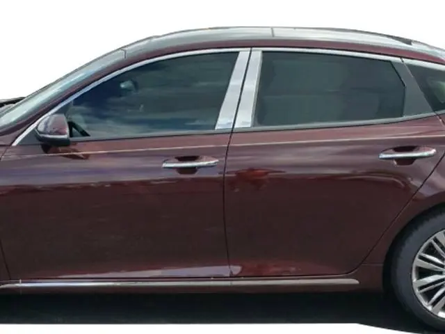 KIA OPTIMA 4dr QAA Stainless 4pcs Pillar Trim PP16805 Flash Sale