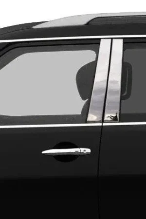 Fits Nissan ARMADA 4dr QAA Stainless 4pcs Pillar Trim PP11053 Best Choice