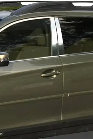 SUBARU OUTBACK 4dr QAA Stainless 14pcs Pillar Trim PP16483 Authentic