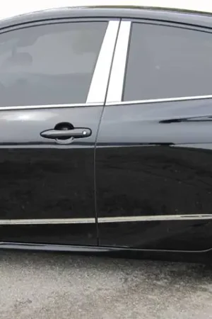 Deal TOYOTA PRIUS 4dr QAA Stainless 12pcs Pillar Trim PP16139