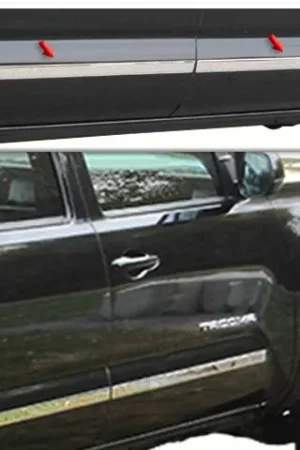 TOYOTA TACOMA Double Cab, 5' Bed QAA Stainless 4pcs Molding Insert MI16174 Hot Picks