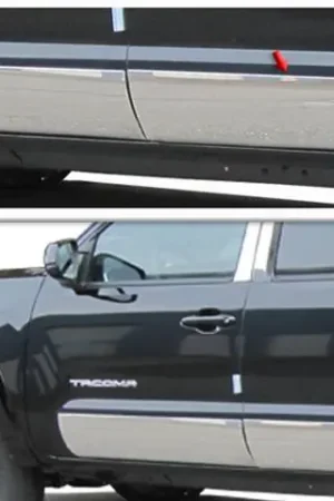 TACOMA Double Cab, 5' Bed QAA Stainless 4pcs Rocker Panel Trim TH16174 Hot Picks
