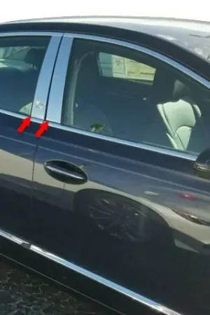 Next Day Delivery BUICK LACROSSE 4dr QAA Stainless 8pcs Pillar Trim PP57522