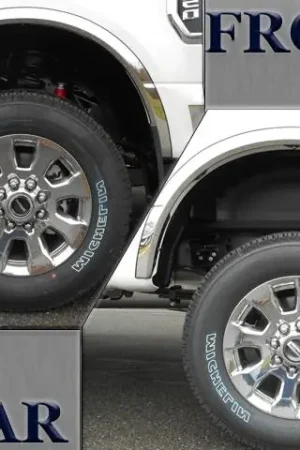 Fast Shipping F-250/F-350 SUPER DUTY 2/4dr QAA Molded 4pc Wheel Well Fender Trim WZ57320