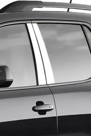 Modern GMC ACADIA 4dr QAA Stainless 4pcs Pillar Trim PP57425