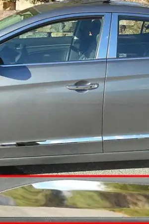 Viral Fits Hyundai ELANTRA 4dr QAA Stainless 4pcs Side Accent Trim AT17340