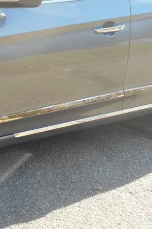 Must Have Fits Hyundai ELANTRA 4dr QAA Stainless 2pcs Rocker Panel Trim TH17340