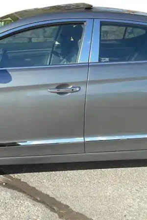 Place Order Fits Hyundai ELANTRA 4dr QAA Stainless 16pcs Window Accent Package WP17340