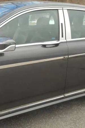 LINCOLN CONTINENTAL 4dr QAA Stainless 4pcs Window Accent Package WP57681 Latest