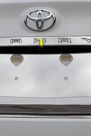 Express Delivery TOYOTA CAMRY 4dr QAA Stainless 1pcs License Plate Bezel LP18130