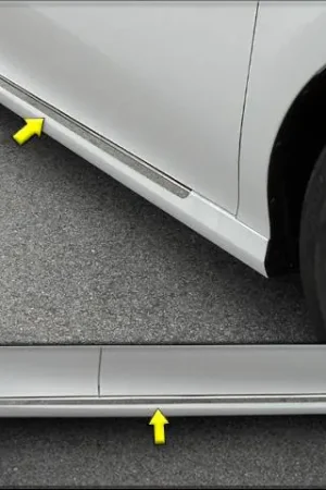 Free Returns TOYOTA CAMRY 4dr QAA Stainless 2pcs Rocker Panel Trim TH18131