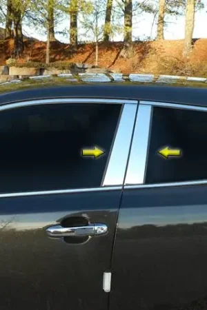 Original TOYOTA C-HR 4dr QAA Stainless 10pcs Pillar Trim PP18143