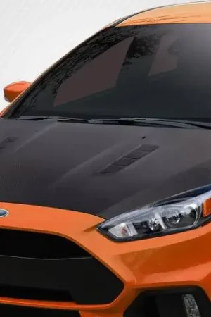 Money Back Guarantee Ford Focus RS Carbon Fiber Creations Body Kit- Hood 114426