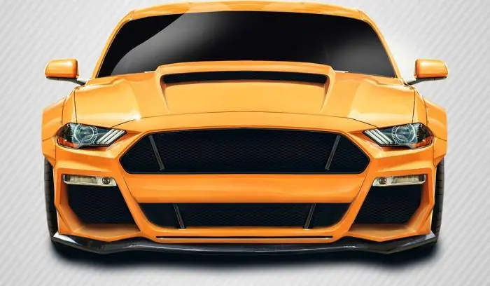 Free Delivery Ford Mustang Grid Carbon Fiber Creations Front Bumper Lip Body Kit 115002