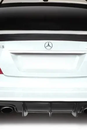 Mercedes C Class Super Fin Duraflex Rear Bumper Diffuser Body Kit 114366 Final Sale