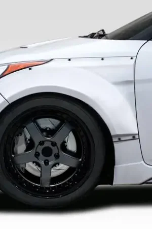 Hyundai Veloster Envision Duraflex Front Fender Flares 114305 Modern