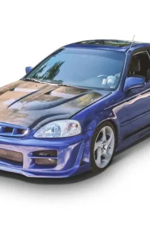 Free Returns Honda Accord R34 Style KBD Urethane Front Body Kit Bumper 37-2027