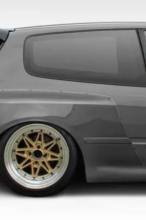 Deal Honda Civic TKO RBS Duraflex Body Kit- Wide Rear Fender Flares 114888