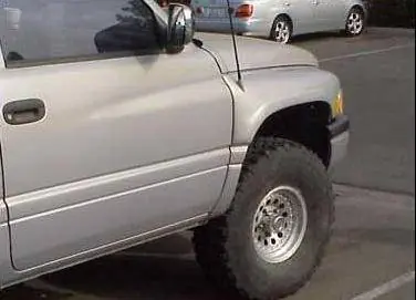 Dodge Ram 3" Flare 2.5" Rise Adv Fiber Body Kit- Fenders AFC 18 Free Shipping