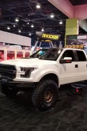 Limited Time Ford Raptor Adv Fiber Body Kit- Gen 2 Conv Hood w/ Built in Vents AFC 163