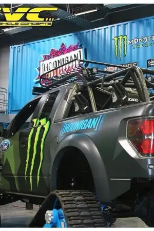 Ford Raptor 4.5” Flare 2" Rise Adv Fiber Body Kit- Bedside Fenders AFC 144 Grab Now