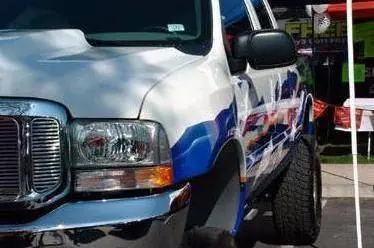 Affordable Ford Superduty 3" Flare 1" Rise Adv Fiber Body Kit- Fenders AFC 62