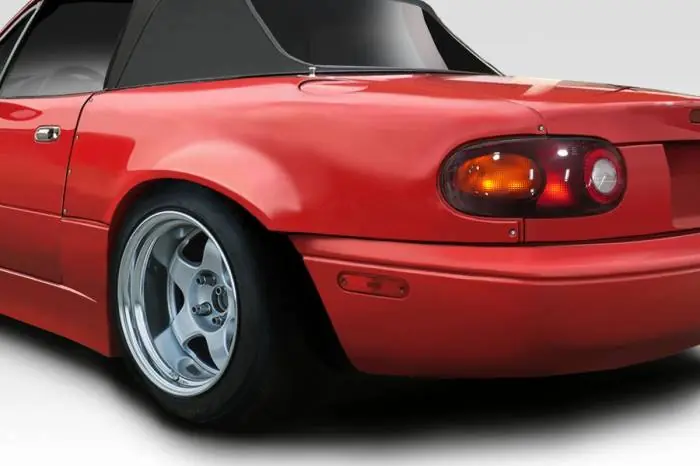 Hassle-Free Returns Mazda Miata Afterburner Duraflex 40mm Rear Wide Body Fender Flares 114967