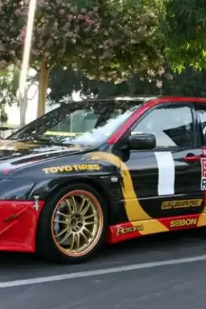 Genuine Mitsubishi Lancer 10MM Wide Seibon Carbon Fiber Body Kit- Fenders! FF0305MITEVO8